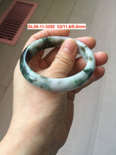 Load image into Gallery viewer, 55-60mm certified 100% natural Type A dark green brown yellow purple black gray Mountain &amp; Forest Series  jadeite jade bangle group GL56
