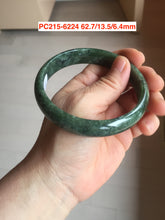 Load image into Gallery viewer, Sale! 56-62mm 100% Natural dark green light green purple white jadeite jade bangle group A61(add on item))
