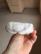 Load image into Gallery viewer, 55.5mm 100% natural pink red brown beige carved Goldern fish and lotus (金玉满堂)  Quartzite (Shetaicui jade) bangle SY127
