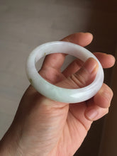 Load image into Gallery viewer, 50.5mm certified 100% natural Type A light green/purple/white jadeite jade bangle AA115-1047
