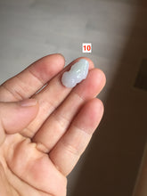 Load image into Gallery viewer, 100% natural type A icy watery jadeite jade sunny green/white/purple/yellow 3D PiXiu (貔貅) pendant necklace PC29
