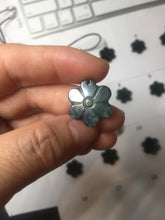 Load image into Gallery viewer, 100% Natural type A blue green gray black Guatemala jadeite Frost Blossom Pendant group AZ193 Add on item
