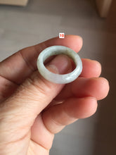 Load image into Gallery viewer, Size 5 1/4-10 1/2 100% natural type A yellow gray purple white jadeite band ring group AA109
