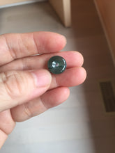 Load image into Gallery viewer, 12-18mm Type A 100% Natural blue light green dark green gray Guatemala Jadeite Jade Safety Guardian Button donuts Pendant group BS142
