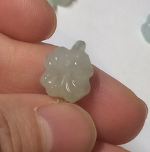 Load image into Gallery viewer, 100% natural type A legit green/yellow four-leaf clover jadeite jade pendants BG46
