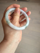 Load image into Gallery viewer, 57.7mm certified Type A 100% Natural green yellow brown white slim Jadeite Jade bangle BS89-6674
