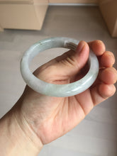 Load image into Gallery viewer, 57.8mm certified 100% certified natural  light green white fresh air jadeite jade bangle PC251-0569
