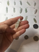 Load image into Gallery viewer, 100% natural type A icy watery sunny green/purple a pearl in my palm (apple of my eye, 掌上明珠) Jadeite jade bead PH233

