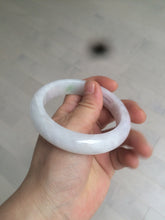Load image into Gallery viewer, 57.5mm Certified 100% natural Type A sunny green/purple jadeite jade bangle AX90-1457
