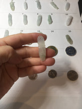 Load image into Gallery viewer, 100% natural type A icy watery sunny green/purple a pearl in my palm (apple of my eye, 掌上明珠) Jadeite jade bead PH233
