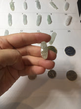 Load image into Gallery viewer, 100% natural type A icy watery sunny green/purple a pearl in my palm (apple of my eye, 掌上明珠) Jadeite jade bead PH233
