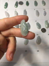 Load image into Gallery viewer, Type A 100% Natural icy watery light green/white/purple jadeite Jade magnolia buds group Pendant PH236
