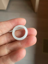 Load image into Gallery viewer, Size 4 1/2 -9 1/4 100% natural type A light green/purple/white jadeite band ring group PD199
