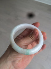 Load image into Gallery viewer, 57.6mm certified type A 100% Natural sunny green jadeite jade bangle AY52-1481
