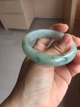 Load image into Gallery viewer, 52.3mm Certified Type A 100% Natural light green white Jadeite bangle PB290-3360
