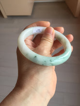 Load image into Gallery viewer, 60mm Certified Type A 100% Natural sunny green white Jadeite bangle PA263-3841
