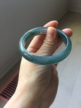 Load image into Gallery viewer, 55mm Certified Type A 100% Natural dark green/blue/gray/black Guatemala Jadeite bangle PJ141-1478
