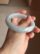 Load image into Gallery viewer, 57.5mm certified 100% natural Type A light green/purple jadeite jade bangle PE9-0311
