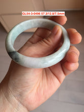Load image into Gallery viewer, 52-60mm certified Type A 100% Natural green yellow purple gray black Jadeite Jade bangle GL54
