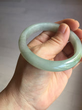 Load image into Gallery viewer, 54.7mm certified type A 100% Natural light purple brown green(FU LU SHOU) dark green gray(淡油青) black jadeite jade bangle BS153-0489
