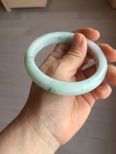 Load image into Gallery viewer, 60mm Certified Type A 100% Natural sunny green white Jadeite bangle PA262-3840
