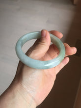 Load image into Gallery viewer, 57mm Certified Type A 100% Natural light green blue brown jadeite Jade bangle PC94-0362
