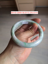 Load image into Gallery viewer, 52-60mm Certified type A 100% size 56-60mm Natural green/white/purple Jadeite bangle with defects group BH15
