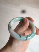 Load image into Gallery viewer, 57.5mm Certified 100% natural Type A sunny green/purple jadeite jade bangle AY50-4124
