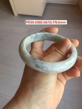 Load image into Gallery viewer, 53-59mm certified Type A 100% Natural dark green/white/black Jadeite Jade bangle group with defects GL51
