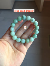 Load image into Gallery viewer, Size 52-60mm 100% natural type A green/yellow/brown/purple jadeite jade beads bracelet group BL134
