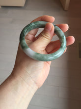 Load image into Gallery viewer, 56.5mm Certified 100% natural Type A light green/purple Whispers of the Spring Breeze jadeite jade bangle PH104-5441
