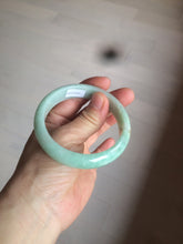 Load image into Gallery viewer, 55.7mm 100% natural Type A sunny green/brown/white jadeite jade bangle AX46-2830
