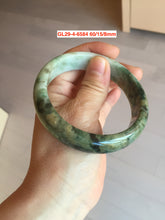 Load image into Gallery viewer, Sale! Type A 100% Natural dark green/white/black Jadeite Jade bangle with defects group 3
