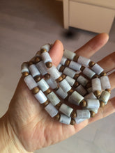 Load image into Gallery viewer, 100% natural type A green/purple jadeite jade  beads bracelet group BK56
