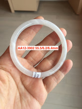 Load image into Gallery viewer, Type A 100% Natural dark green/white/black/purple Jadeite Jade bangle (with big defects) group 4
