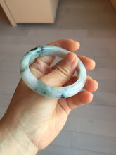 Load image into Gallery viewer, 52.5 mm Certified Type A 100% Natural green white Jadeite Jade bangle PA216-3889
