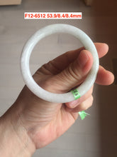 Load image into Gallery viewer, Type A 100% Natural dark green/white/black Jadeite Jade bangle (with defects) group 1
