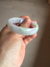 Load image into Gallery viewer, 51.2mm Certified  Type A 100% Natural light green purple jadeite jade bangle AA100-9100
