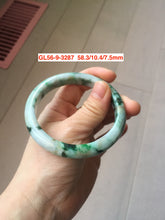 Load image into Gallery viewer, 55-60mm certified 100% natural Type A dark green brown yellow purple black gray Mountain &amp; Forest Series  jadeite jade bangle group GL56
