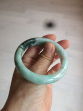 Load image into Gallery viewer, 52.3mm Certified 100% Natural type A sunny green/dark green deep forest Jadeite Jade bangle Deep in the forest AZ8-1651
