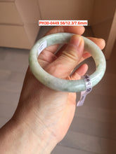 Load image into Gallery viewer, 52-60mm certified Type A 100% Natural green yellow purple gray black Jadeite Jade bangle GL54

