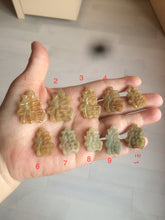 Load image into Gallery viewer, 100% Natural light sugar yellow/green jadeite Jade blessed fortune pendant BG6
