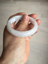 Load image into Gallery viewer, 50.5mm certified 100% natural Type A light green/purple/white jadeite jade bangle AA115-1047
