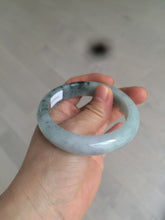 Load image into Gallery viewer, 55 mm Certified type A 100% Natural green/purple/black Jadeite bangle AT97-7557
