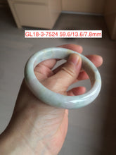 Load image into Gallery viewer, 56-59mm Certified type A 100% size Natural green/white/purple/yellow(FU LU SHOU) Jadeite bangle with defects group GL18
