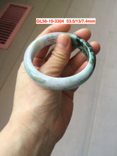 Load image into Gallery viewer, 55-60mm certified 100% natural Type A dark green brown yellow purple black gray Mountain &amp; Forest Series  jadeite jade bangle group GL56
