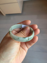 Load image into Gallery viewer, 50.2mm certified 100% natural Type A light green/gray/purple jadeite jade bangle PD202-2389
