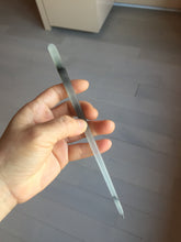 Load image into Gallery viewer, 20.5cm 100% Natural black and white ink painting(水墨画) Xiu Jade (Serpentine) Hairpin AW57
