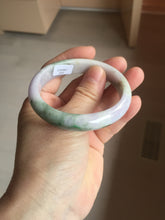 Load image into Gallery viewer, 52mm certified natural 100% natural Type A dark green sunny green brown purple oval jadeite jade bangle PB235-1093
