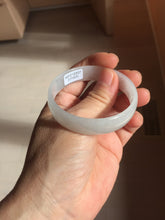 Load image into Gallery viewer, 51.7mm Certified type A 100% Natural white thin Jadeite Jade bangle PB267-1025
